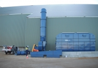 installation of a scrubber